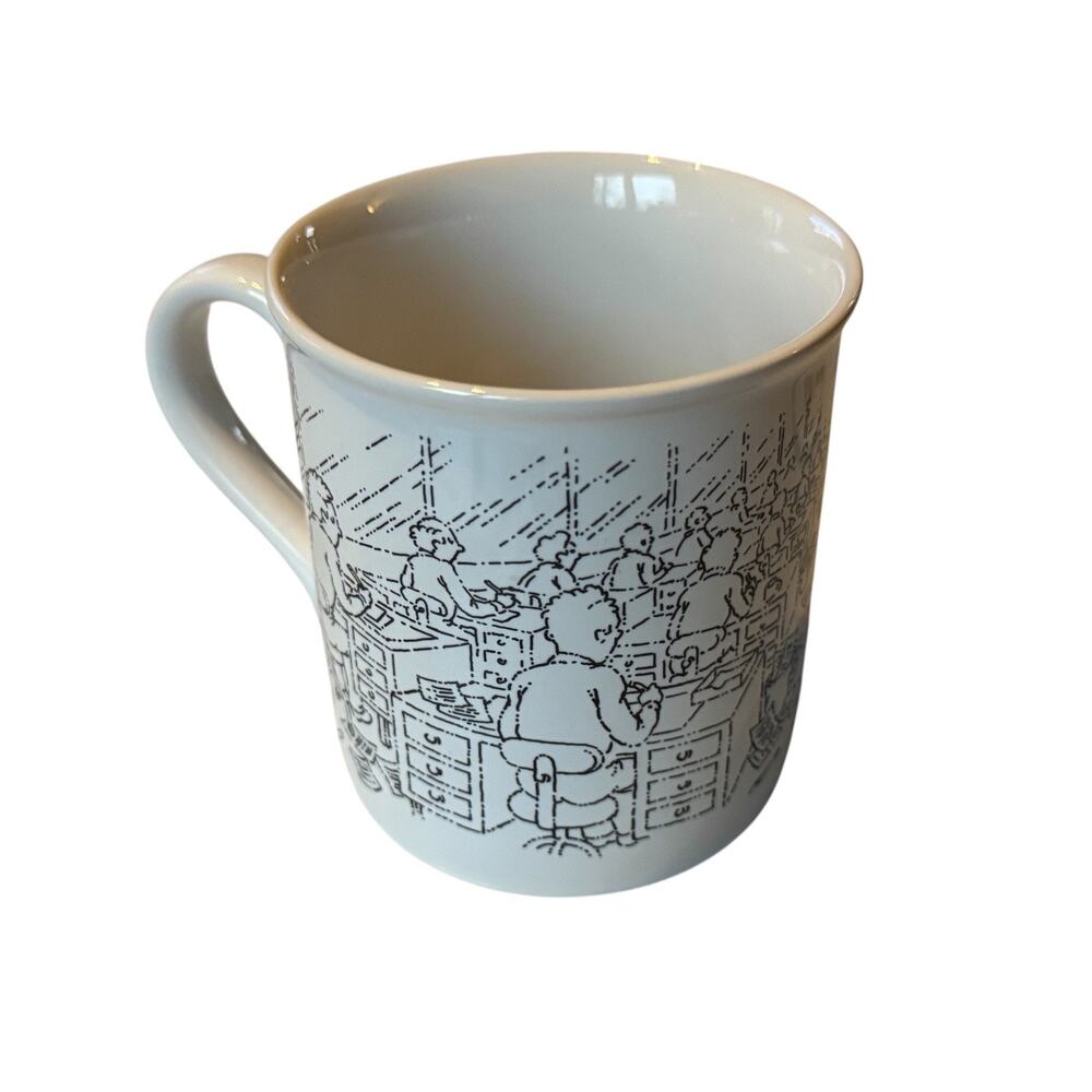 Vintage Hallmark Mug Mates Coffee Mug & Coaster A Woman’s Place 1986 Girl Power - Picture 5 of 9